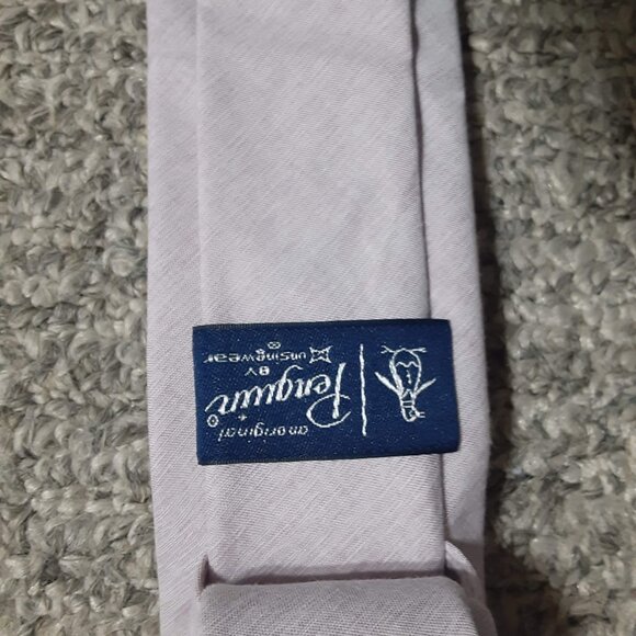 Original Penguin Solid Rose Pink Skinny Tie NWT - Picture 3 of 5